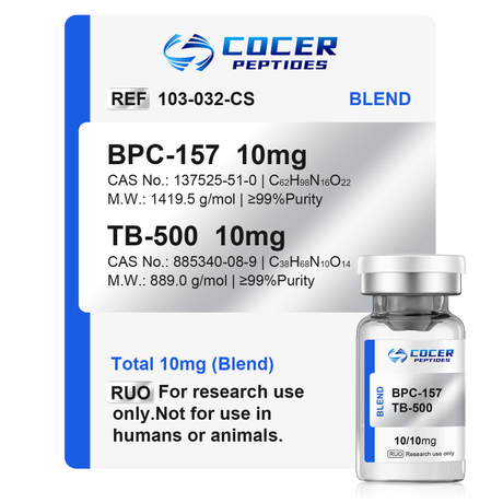 BPC157，TB500 10mg+10mg (sekoitus)