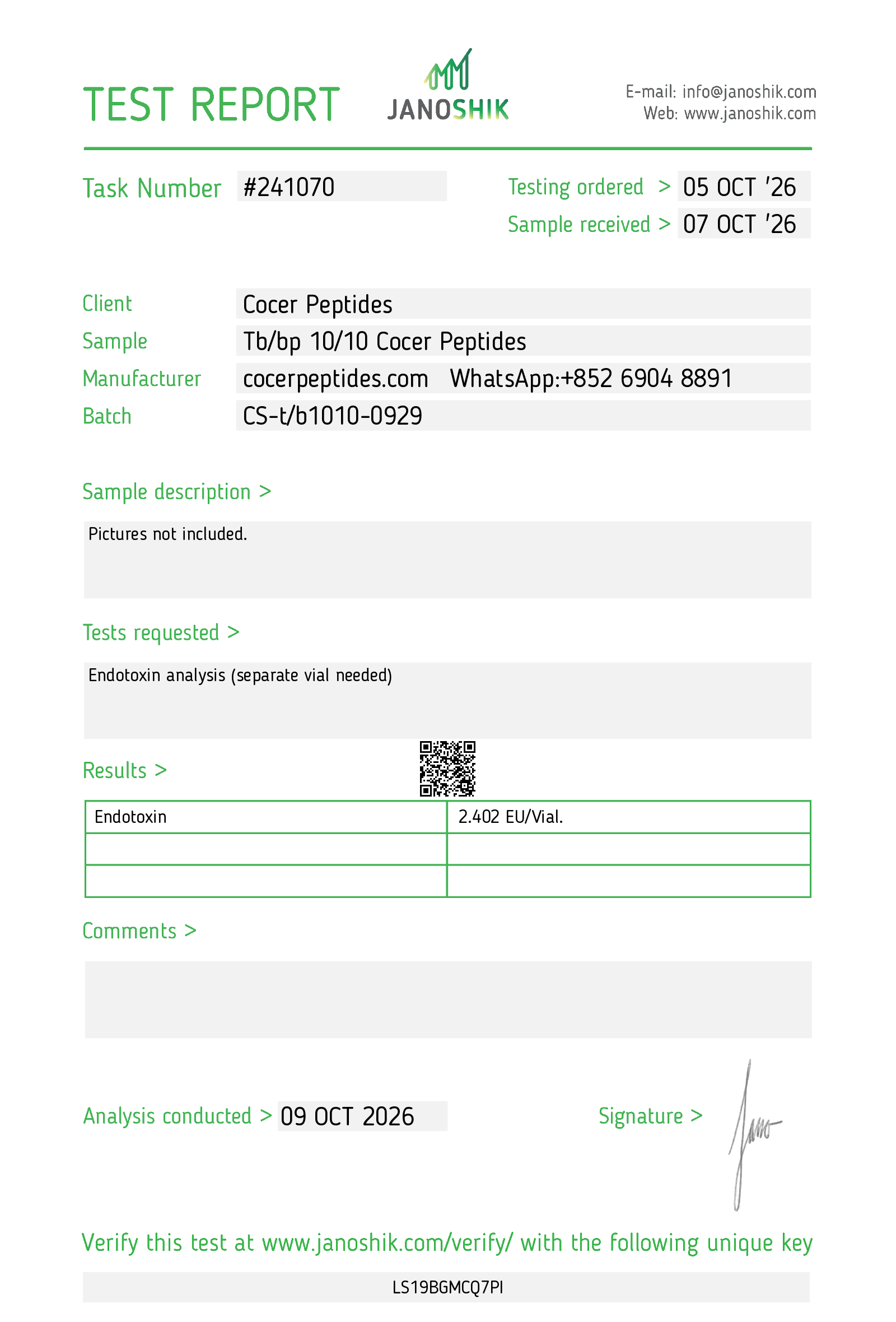 Test Report #241070 (3)