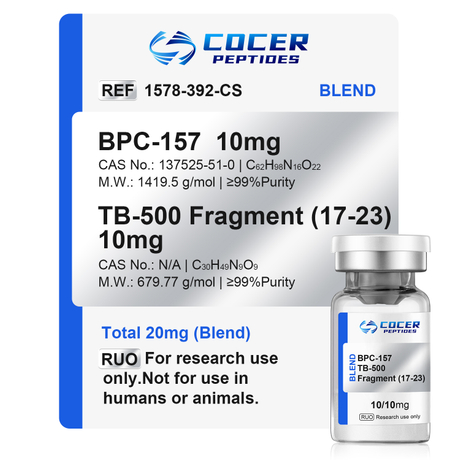 BPC157, TB ફ્રેગમેન્ટ બ્લેન્ડ 10mg+10mg