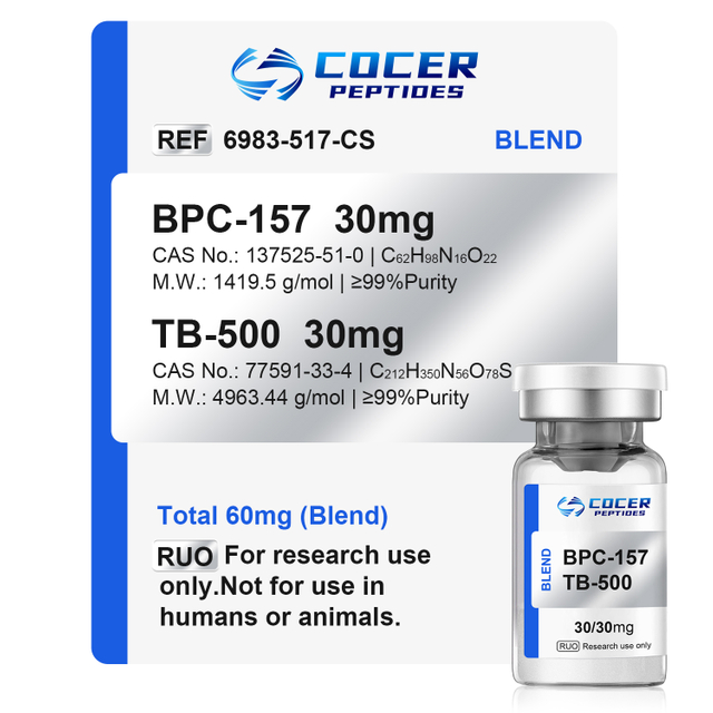BPC157, TB500 මිශ්‍රණය 30mg+30mg