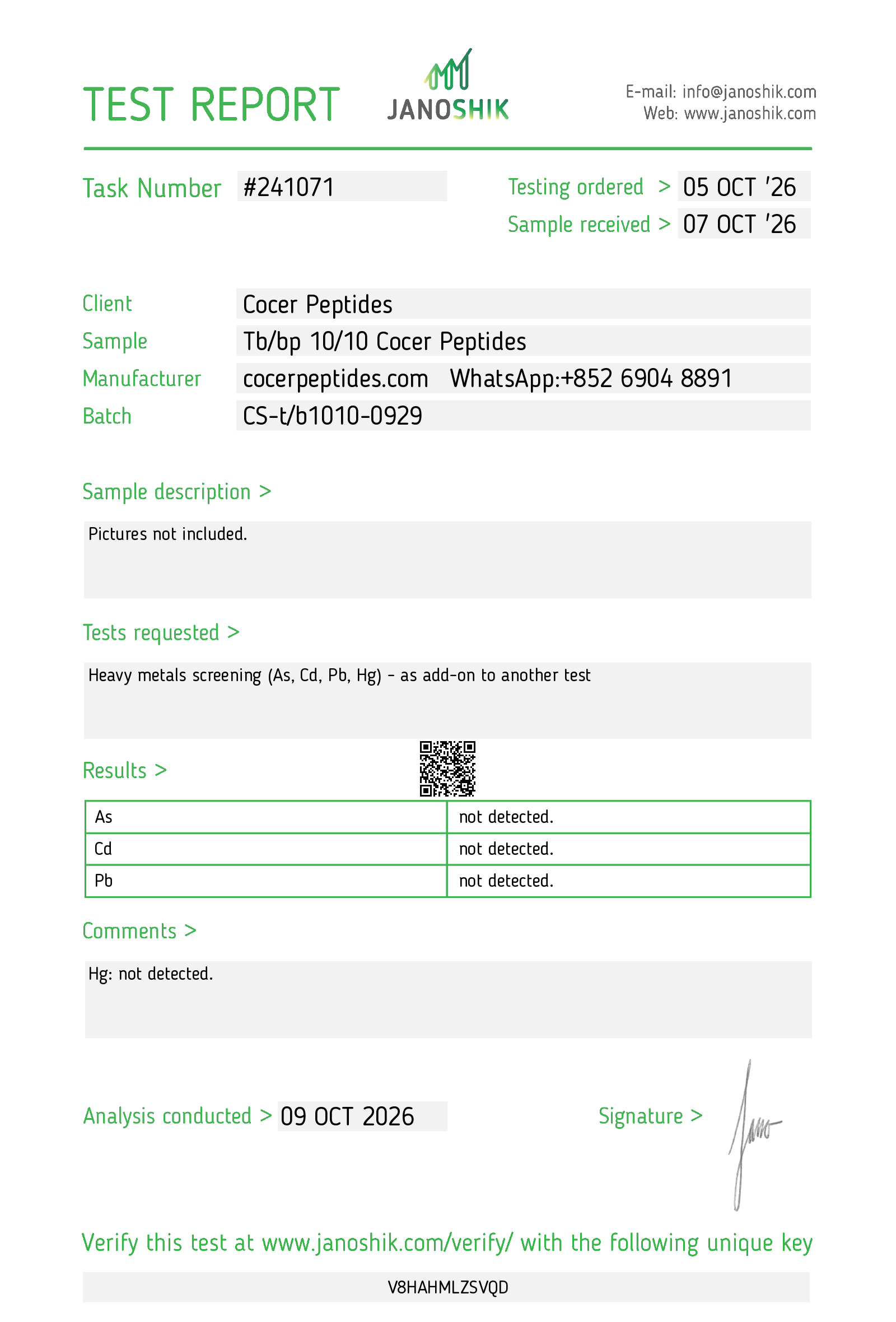 Test Report #241071 (3)